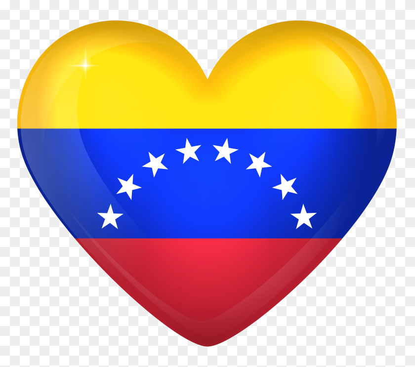 6000x5259 Venezuela Large Heart - Venezuela Clipart