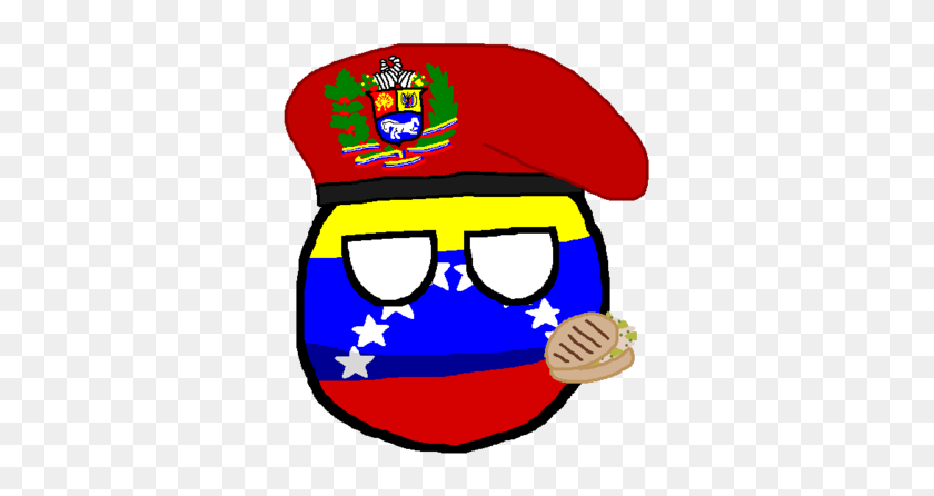 350x386 Venezuelaball Countryballs Venezuela Freetoedit - Venezuela Clipart