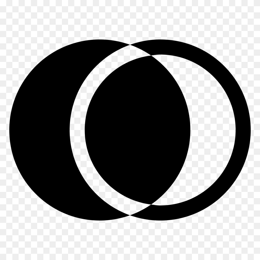 1600x1600 Diagrama De Venn Circle Join Clipart - Black Oval Png