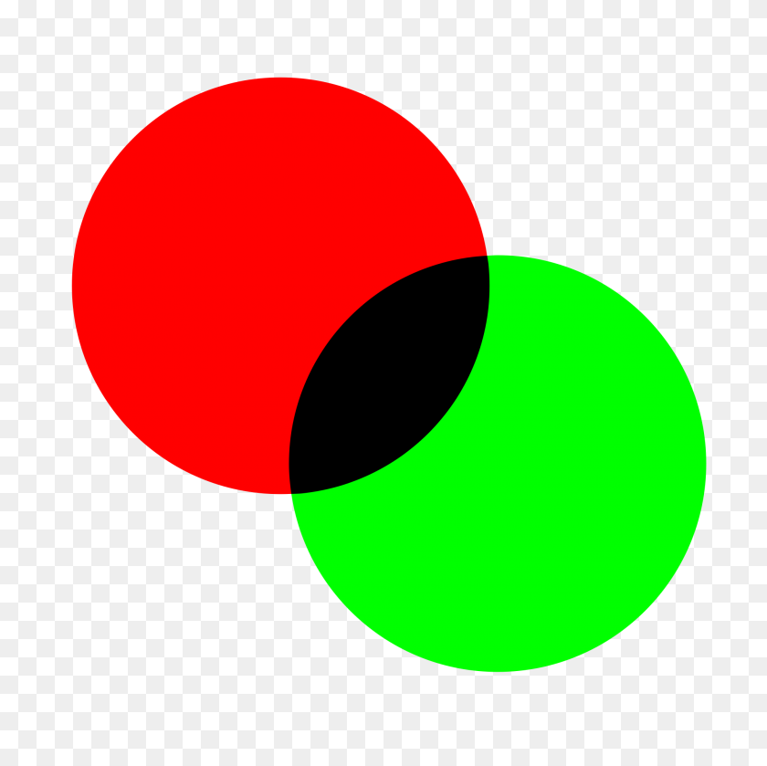2000x2000 Venn Diagram For Subtractive Rg Color - Venn Diagram PNG