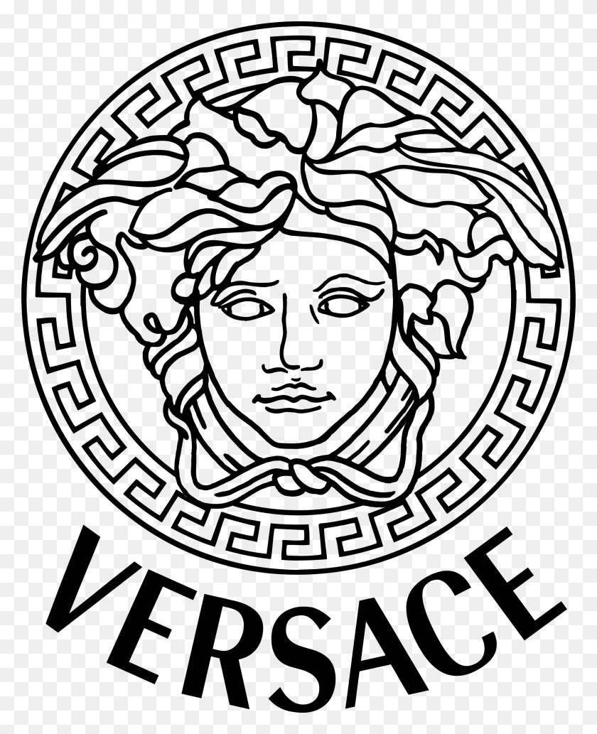 2400x2996 Versace Medusa Logo Png Transparent Vector - Versace Png