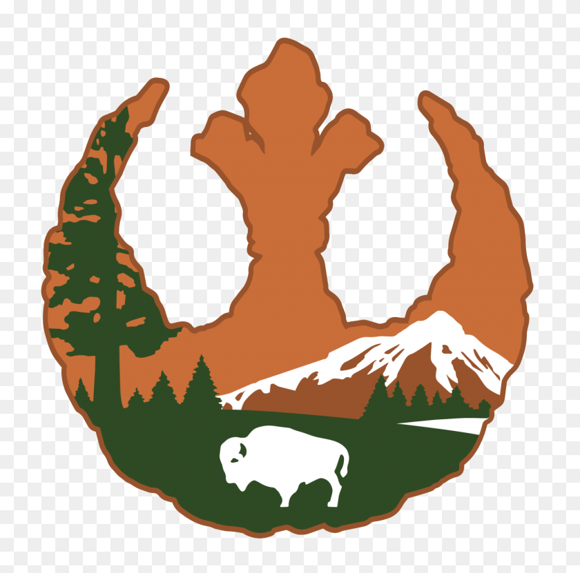1280x1266 Clipart De Vertebrados De Redwood Parques Nacionales Y Estatales Del Valle De La Muerte - Yellowstone Clipart
