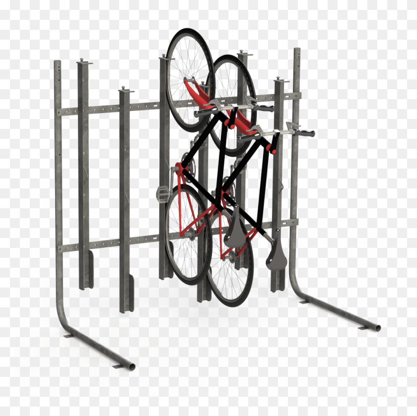 1000x1000 Verti Hanglok Cycle Stand - Bike Rack PNG