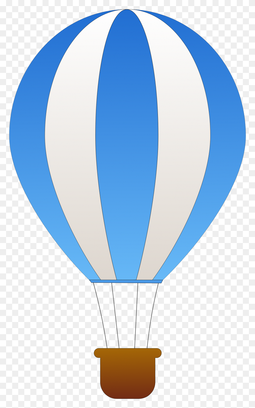 1458x2400 Vertical Striped Hot Air Balloons Icons Png - Blue Balloons PNG