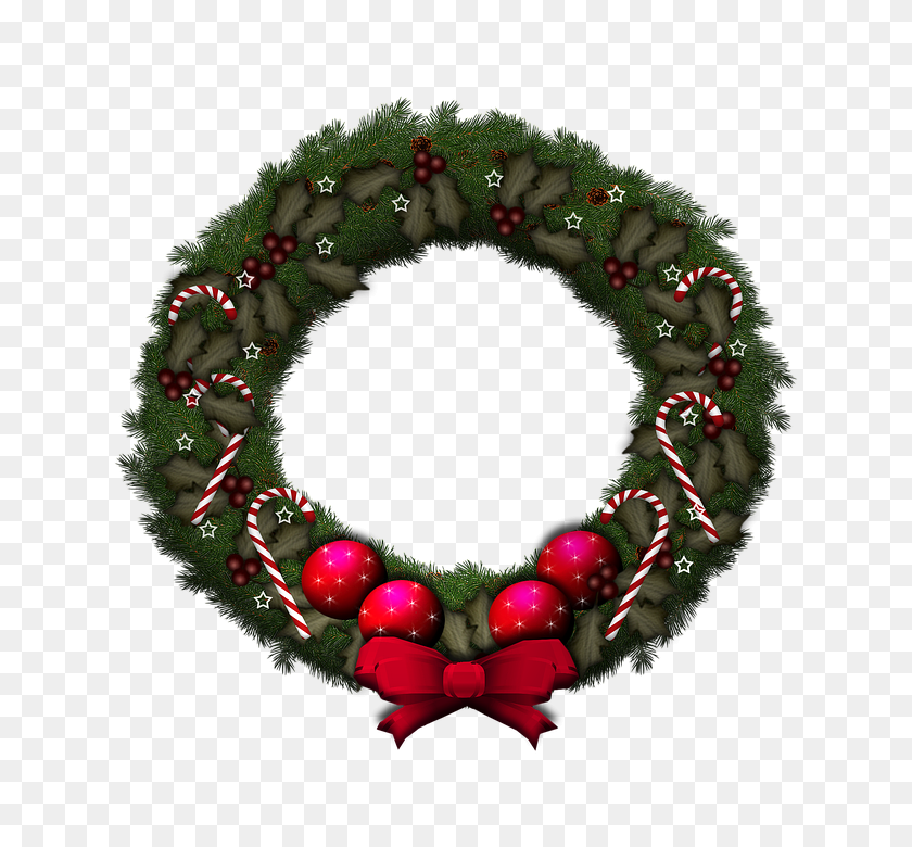 720x720 Vertical Wreath Clipart Transparent Backround Clip Art Images - Grapevine Wreath Clipart