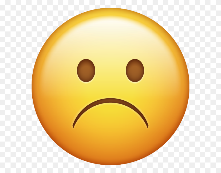 600x600 Very Sad Emoji - Sad Mouth PNG