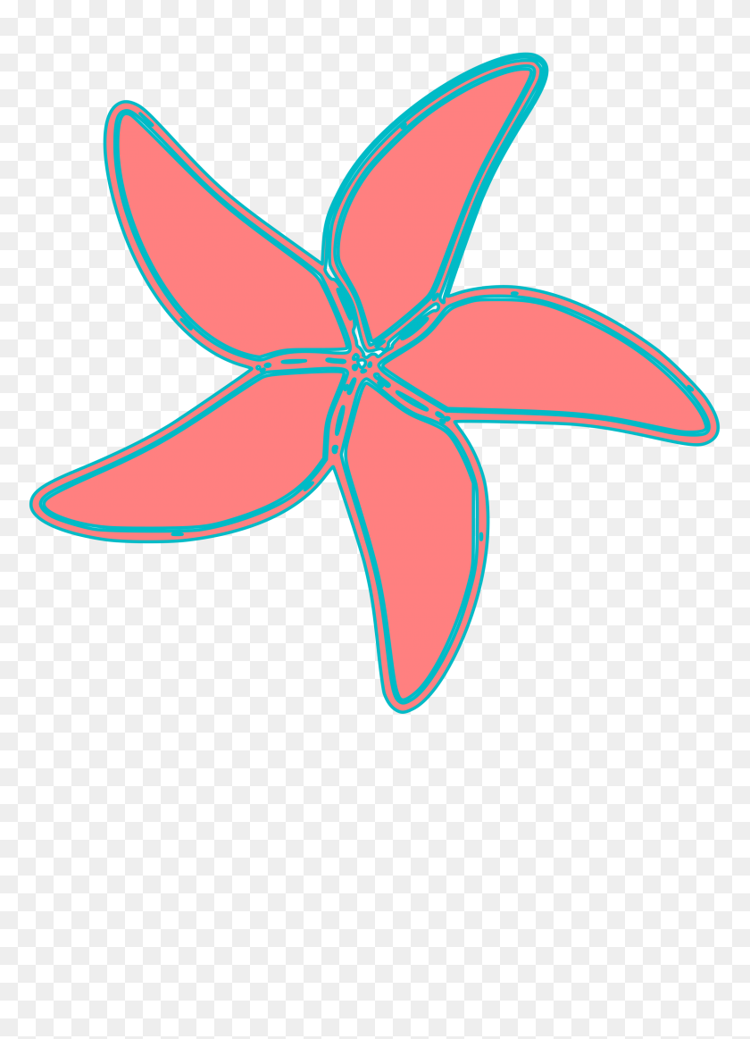 2400x3394 Very Simple Starfish Icons Png - Starfish PNG