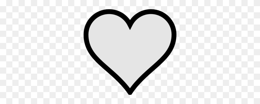 300x279 Очень Маленькое Серое Сердце С Прозрачным Фоном Картинки - Белое Сердце Клипарт