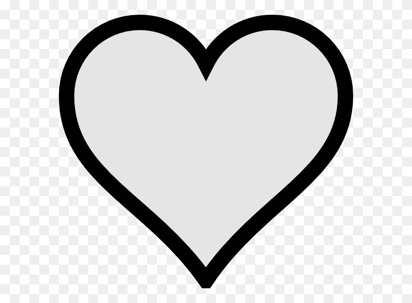 600x558 Очень Маленькое Серое Сердце С Прозрачным Фоном Png Клипарт - Сердце Png Изображения С Прозрачным Фоном