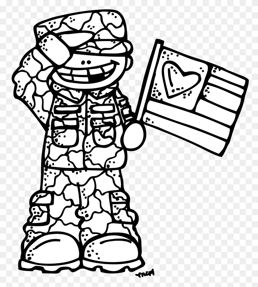 Veterans Day Thank You Clipart Clip Art Of Winging - Volcano Clipart Black And White