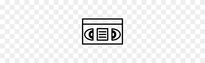200x200 Vhs Tape Icons Noun Project - Vcr PNG