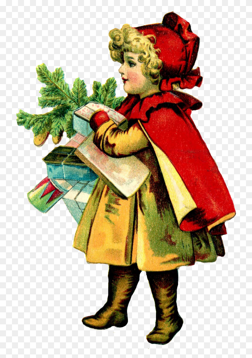 901x1308 Victorian Christmas Images Clip Art Happy Holidays! - Christmas Train Clipart