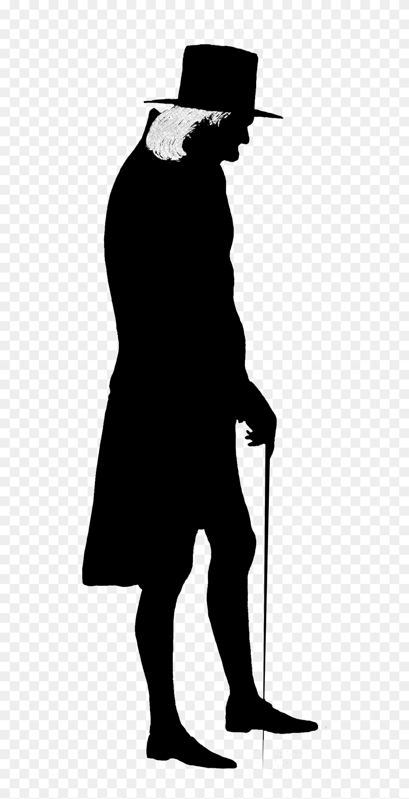 591x1582 Victorian Silhouette Clipart - Poor Person Clipart