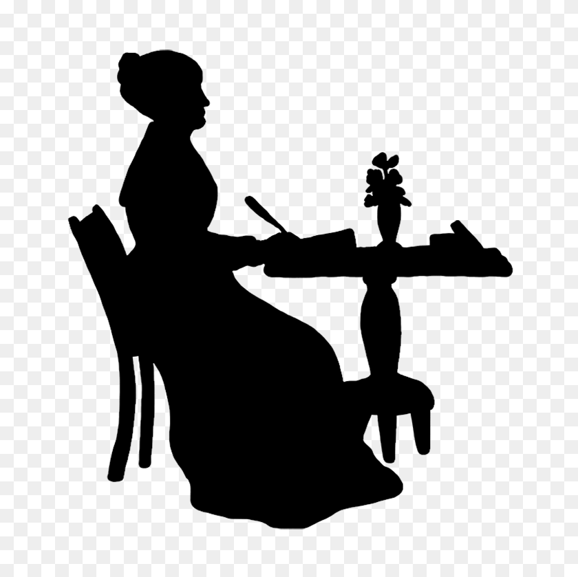 709x779 Victorian Silhouette Clipart - Savage Clipart