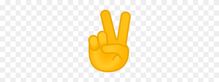 256x256 Victory Hand Icon Noto Emoji People Bodyparts Iconset Google - Emoji Movie PNG