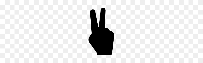 200x200 Victory Icons Noun Project - Peace Sign Hand PNG