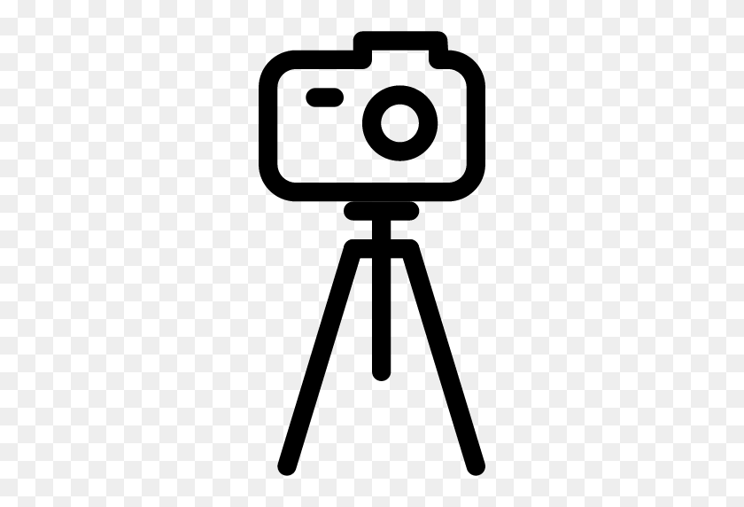 512x512 Video Camera Tripod Icon - Video Camera Clip Art