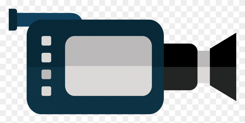 2729x1277 Video Cameras Logo Clip Art - Camera Clipart Transparent Background