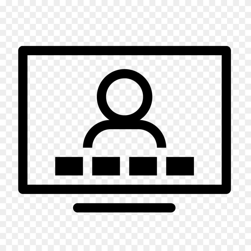 1600x1600 Video Conference Icon - PNG Video Com