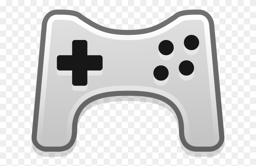 634x484 Video Game Clipart Gamepad - Gaming Controller Clipart