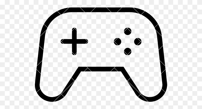 551x395 Video Game Controller Vector - Game Controllers Clipart