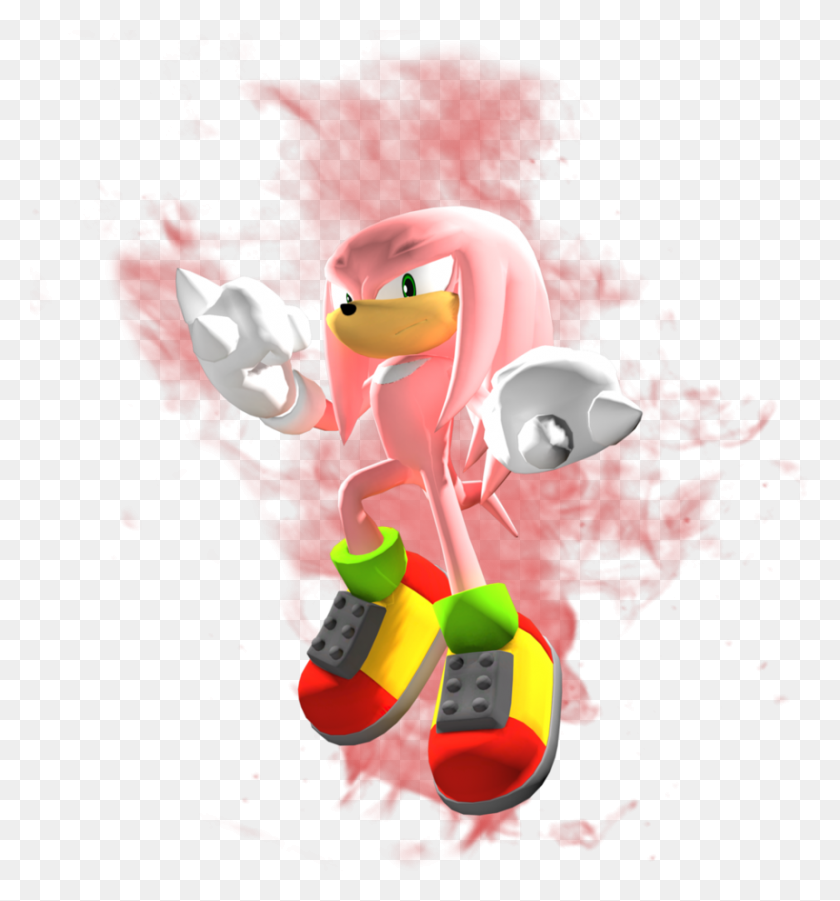861x929 Обзор Видеоигры Sonic The Hedgehog Knuckles - Изумруды Хаоса Png