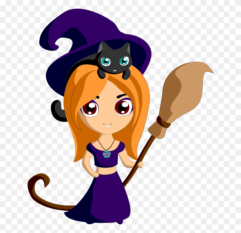 648x750 Video Halloween Witch Painting - Witch Clipart Free