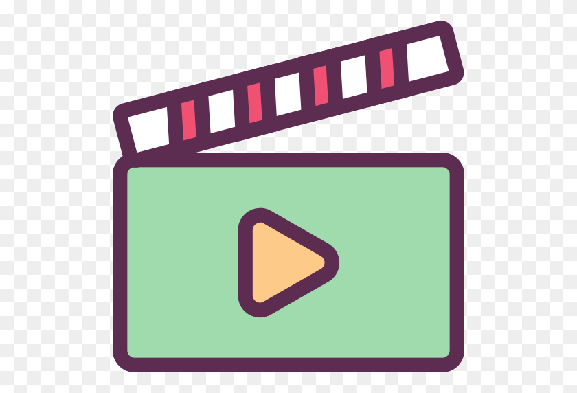 512x512 Значок Видео В Формате Png И В Векторном Формате Для Бесплатной Неограниченной Загрузки - Png Video Com