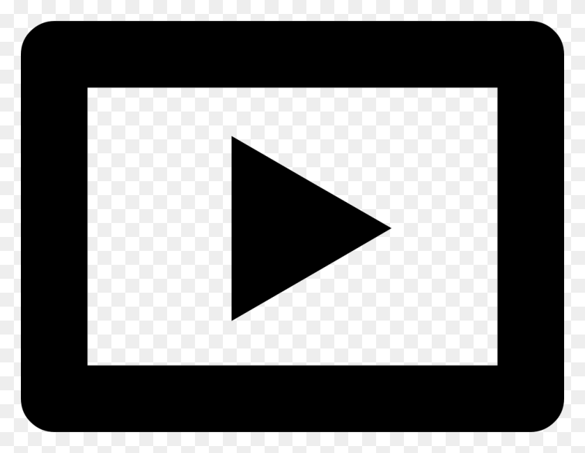 980x742 Video Play Button Png Icon Free Download - White Play Button PNG