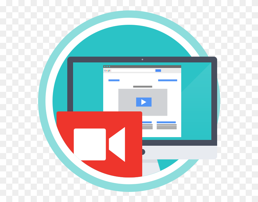 600x600 Video Seo Icon Png - Video PNG