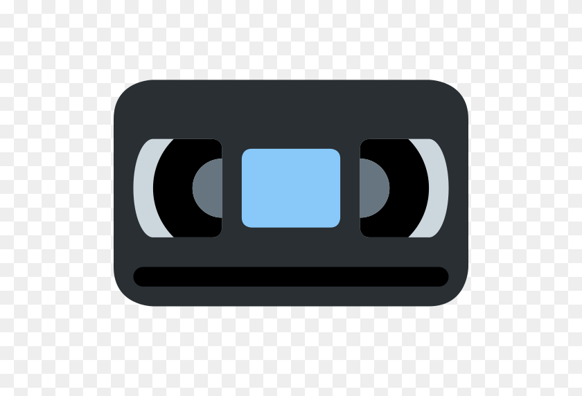 512x512 Videocassette Emoji - Vhs Tape Clipart