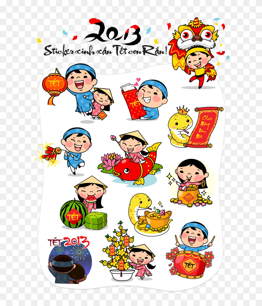 640x920 Vietnamese New Year Clip Art, Best May Clip Artphotos Images - New Years Eve Clip Art