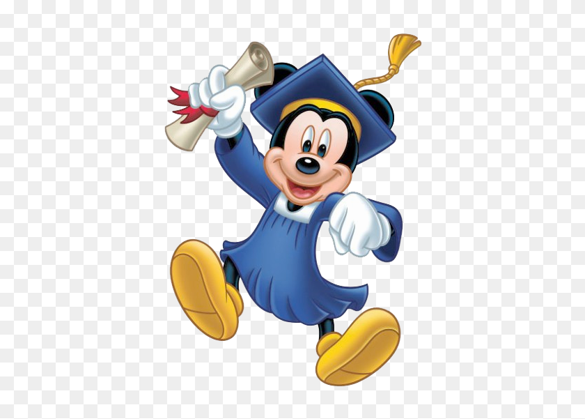 399x541 Vea Miles De Imágenes Asombrosas En Mickey - Clipart De Graduación De Disney