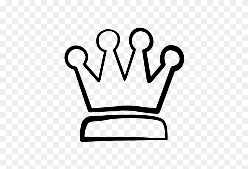 512x512 Просмотры Шаблоны Короны Принцессы Шаблон Короны - Контурный Клипарт Корона