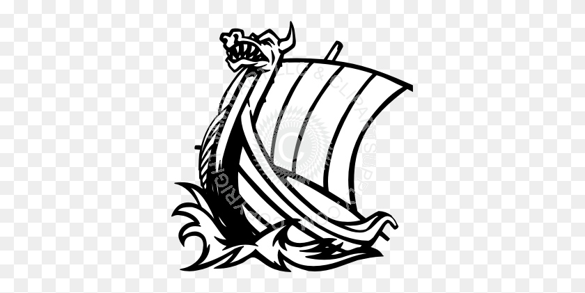 347x361 Viking Ship Viking Shit Vikings, Viking Ship - Viking Clipart Black And White