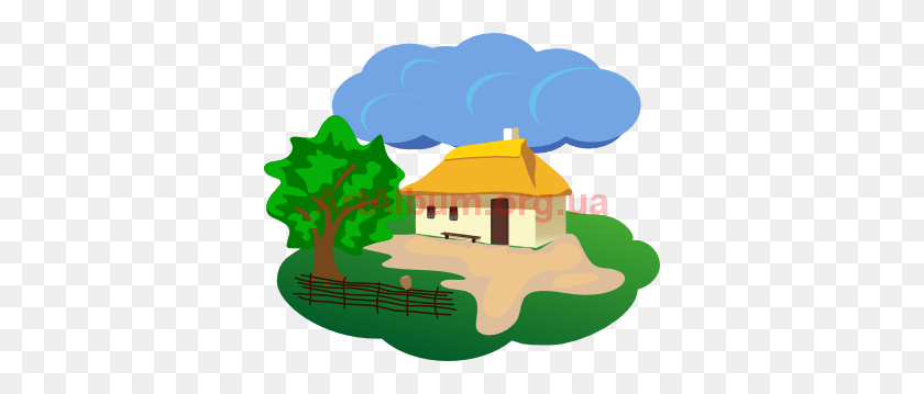 360x299 Village House Clipart, Explore Pictures - Country House Clipart
