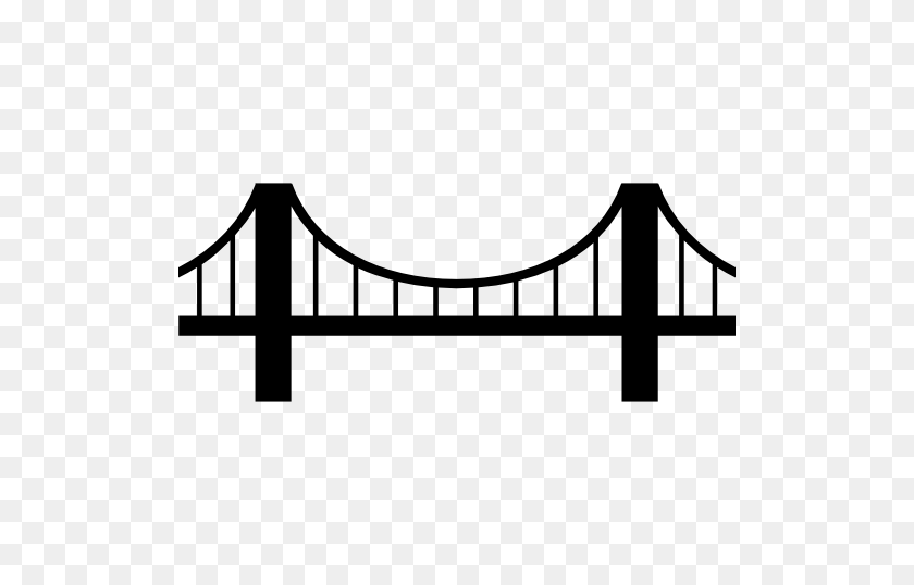 512x478 Мост Винсента Томаса Бесплатные Векторные Иконки - Skyline Клипарт Сан-Франциско