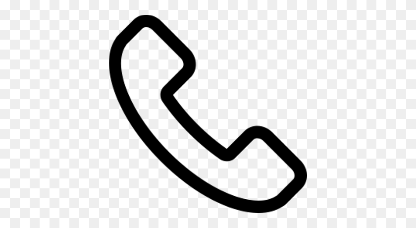 400x400 Vintage Black Phone Icon Transparent Png - Old Telephone Clipart