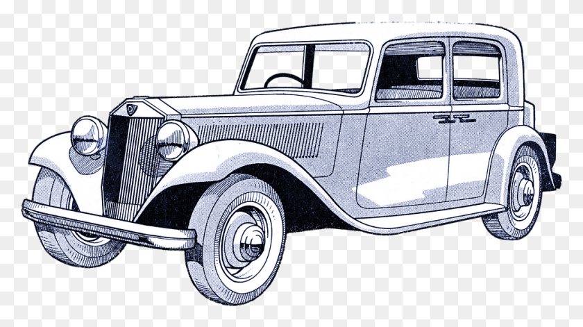 960x507 Vintage Car Illustrations Free Download Clip Art - Antique Car Clipart