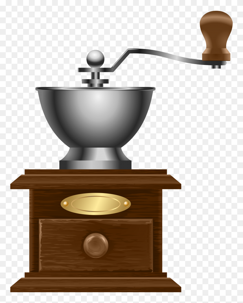 6334x8000 Vintage Coffee Mill Transparent Png Clip Gallery - Mill Clipart