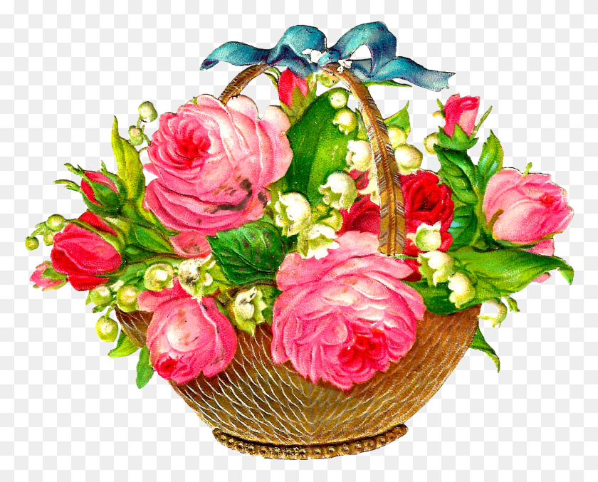 1271x1006 Винтажные Цветы Цветок Цветочные Ретро Искусство Цветение Весна - Винтаж Цветок Png