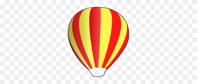261x298 Vintage Hot Air Balloon Vector - Vintage Hot Air Balloon Clipart