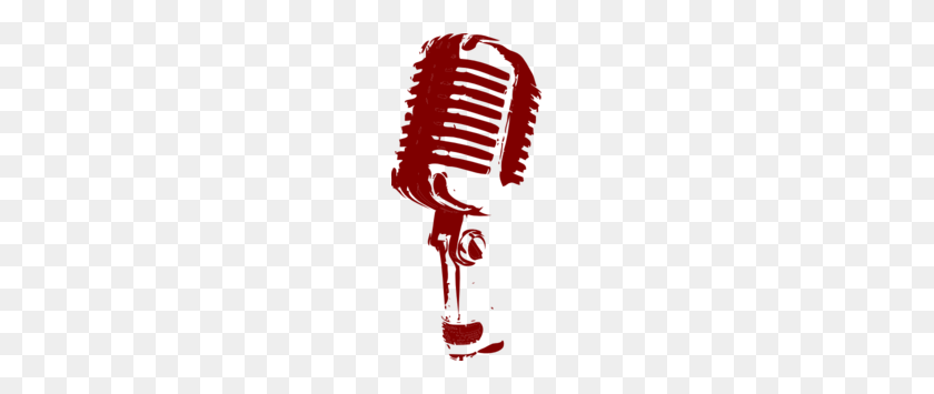 135x295 Vintage Microphone Clip Art - Old Microphone PNG