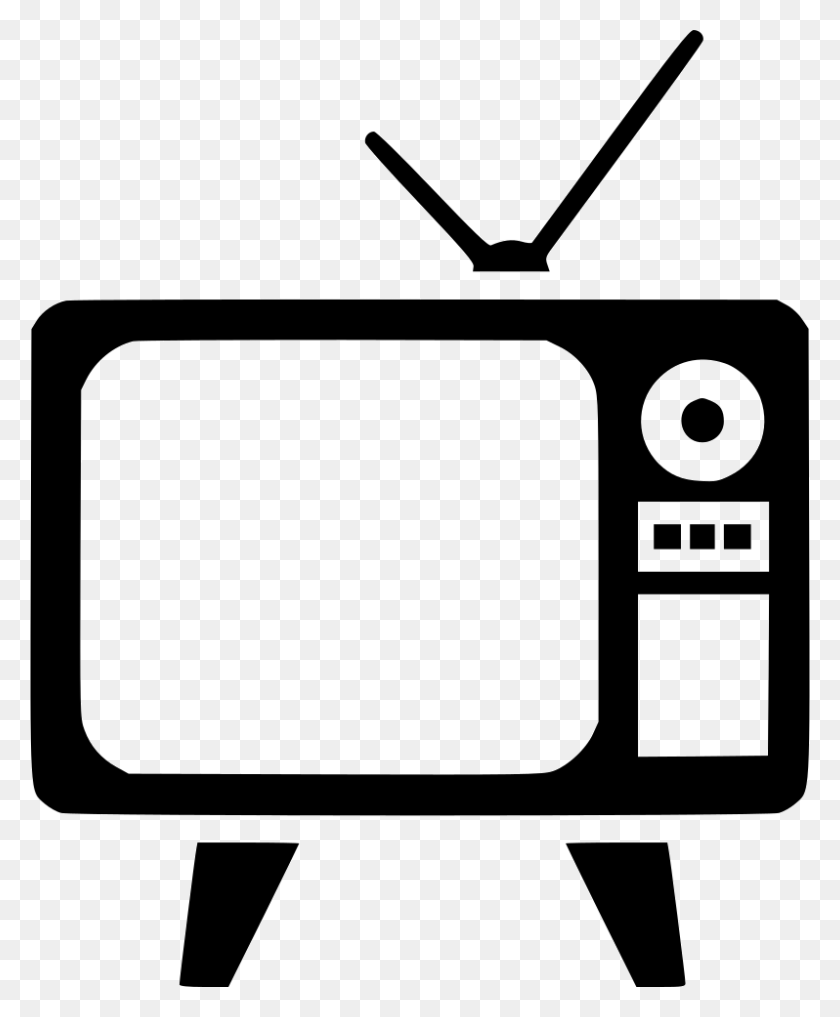 798x980 Vintage Tv Monitor Classic Watch Png Icon Free Download - Vintage Tv PNG