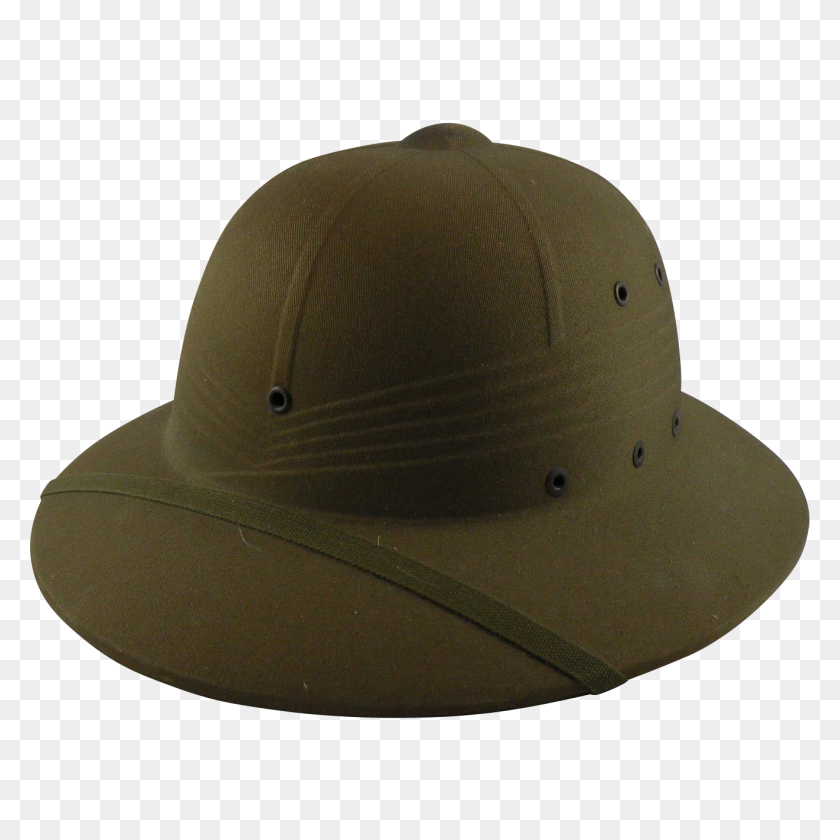 1316x1316 Vintage Us Army Pith Safari Helmet From San Marcos On Ruby Lane - Army Helmet PNG