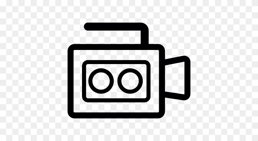 400x400 Винтажная Видеокамера Бесплатные Векторы, Логотипы, Значки И Фотографии - Старинные Клипарт С Камерой