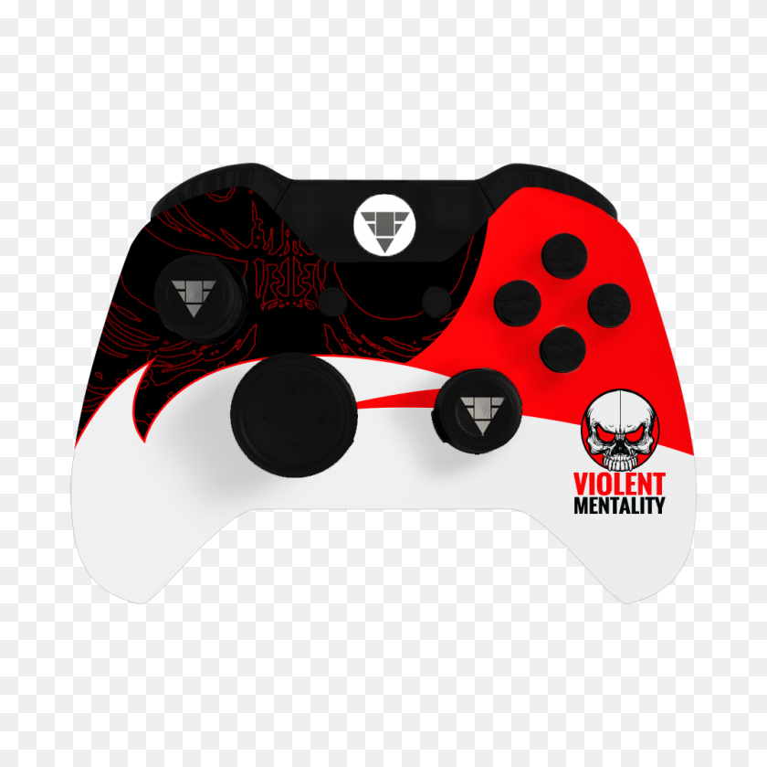 1000x1000 Violent Mentality Xbox One Controller - Xbox One Controller PNG