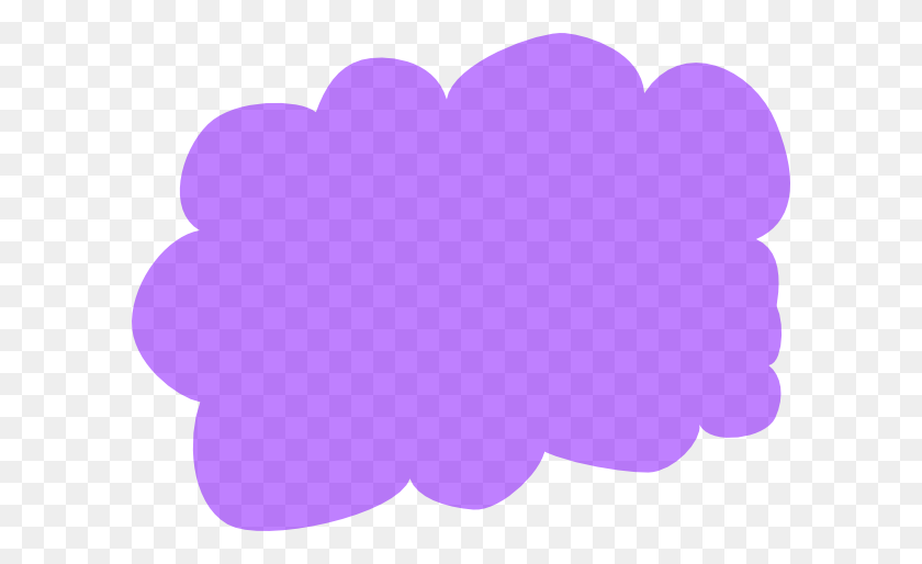 600x454 Фиолетовое Облако Клипарт - Типичный Клипарт