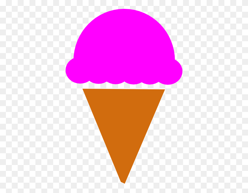 396x595 Violet Clipart Ice Cream - Ice Pop Clipart