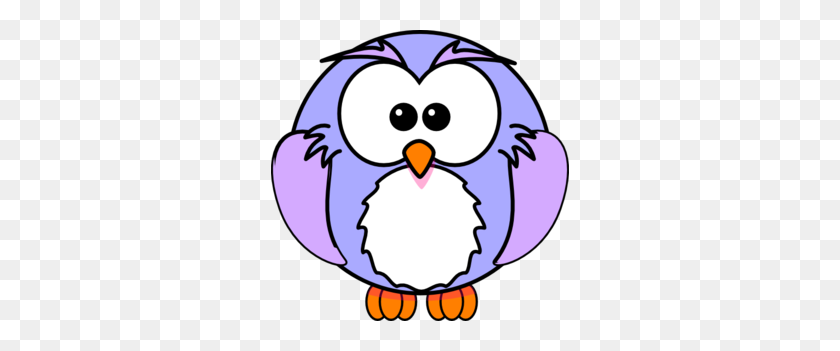 298x291 Violet Clipart Owl - Girl Owl Clipart